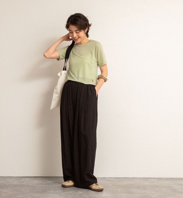 NOLLEY'S「【MAQWEL/マクウェル】ウォッシャブルワッシャーイージーワイドパンツ」|その他|