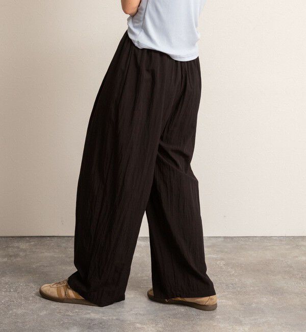 NOLLEY'S「【MAQWEL/マクウェル】ウォッシャブルワッシャーイージーワイドパンツ」|その他|