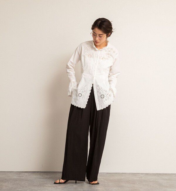 NOLLEY'S「【MAQWEL/マクウェル】ウォッシャブルワッシャーイージーワイドパンツ」|その他|