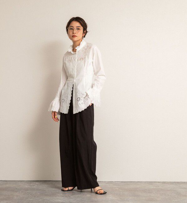 NOLLEY'S「【MAQWEL/マクウェル】ウォッシャブルワッシャーイージーワイドパンツ」|その他|