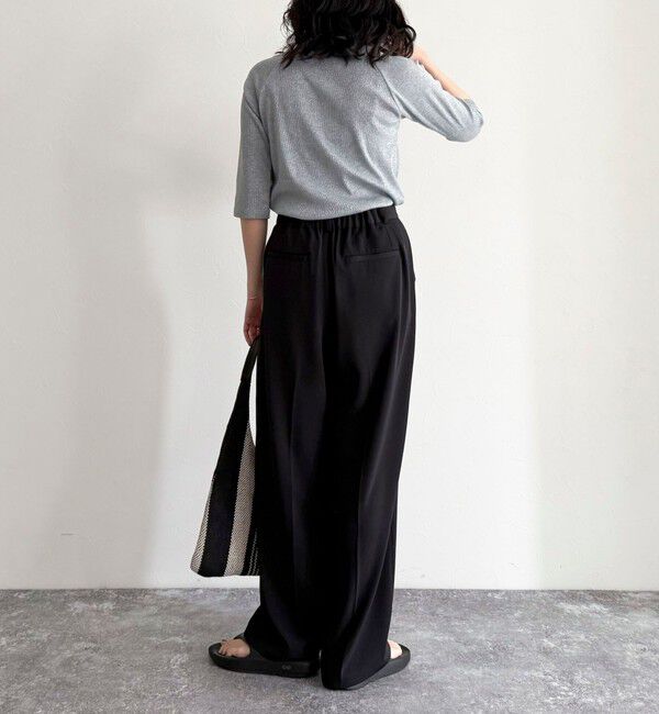 fredy emue「ラメテレコボートネックカットソー」|Tシャツ・カットソー|