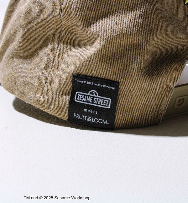 GLOSTER「【SESAME STREET &times; FRUIT OF THE LOOM】ツイルキャップ」|キャップ・キャスケット|