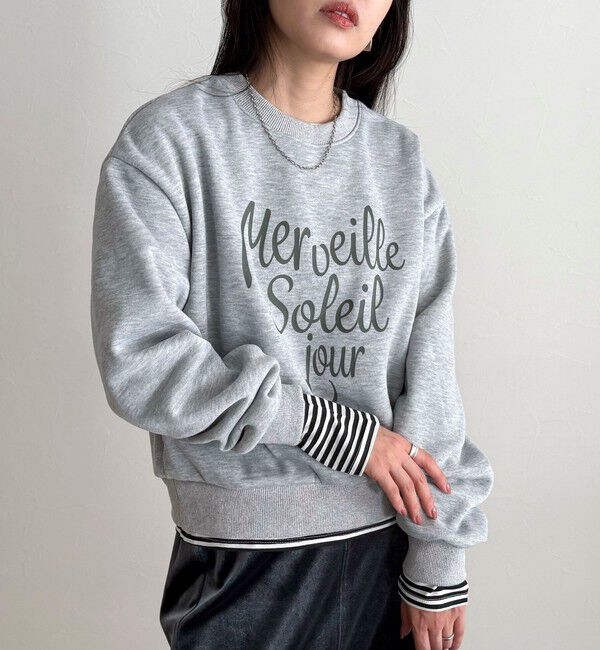 fredy emue「ハートグラフィックロゴスウェットプルオーバー」|スウェット・ジャージ|