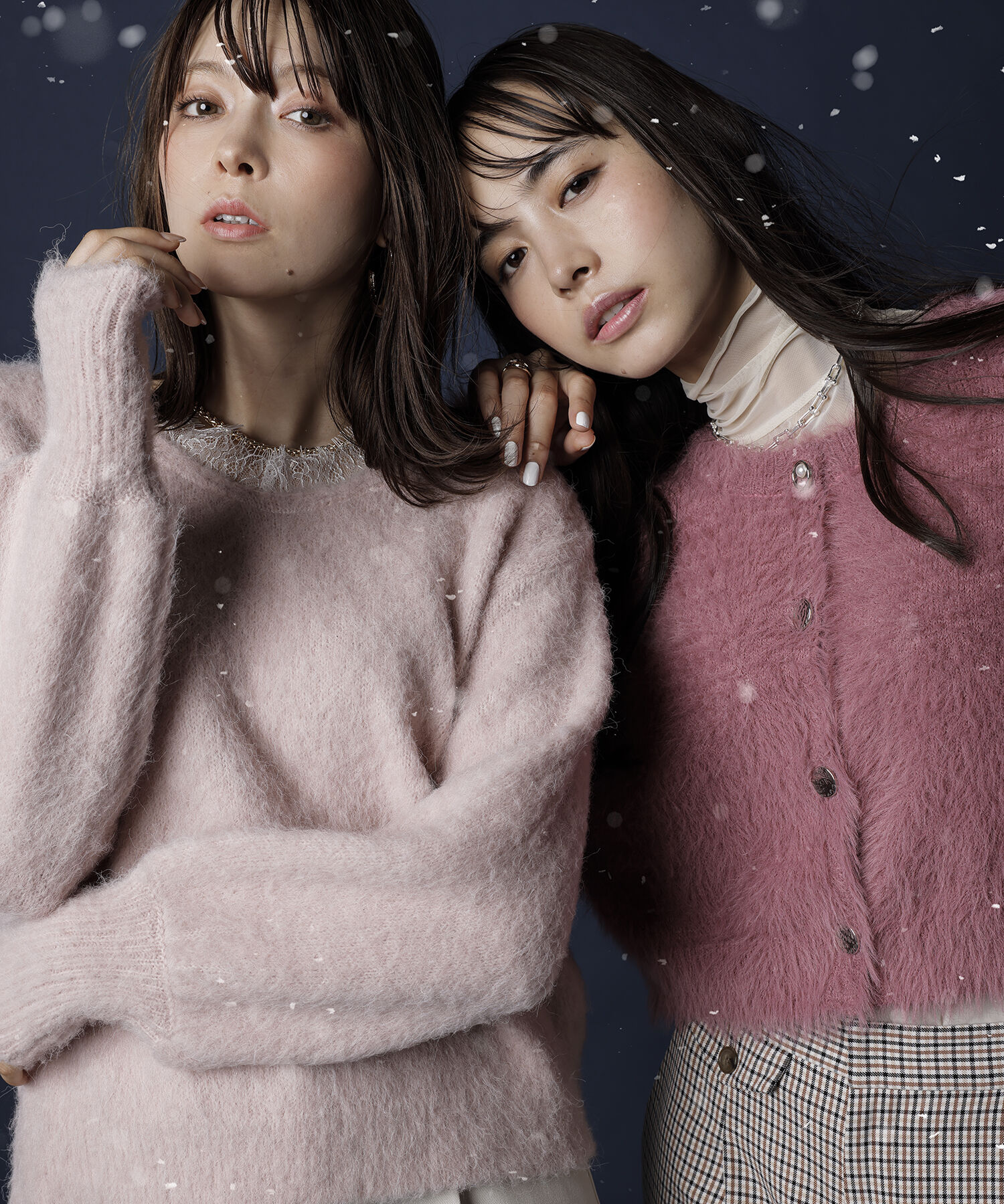 VIS「【程よい透け感】チェック＆花柄＆無地シアーインナー」|Tシャツ・カットソー|