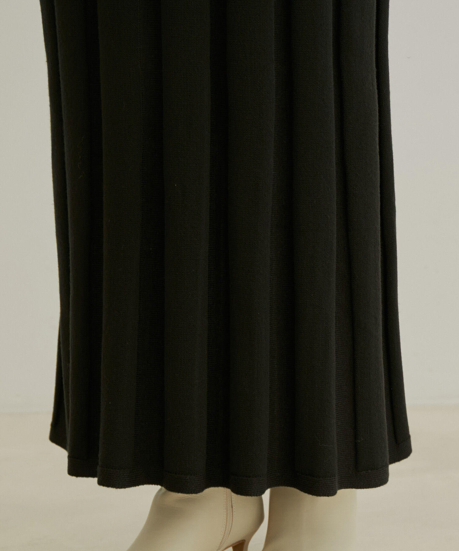 VIS「【セットアップ対応】【洗える】プリーツニットスカート」|スカート|