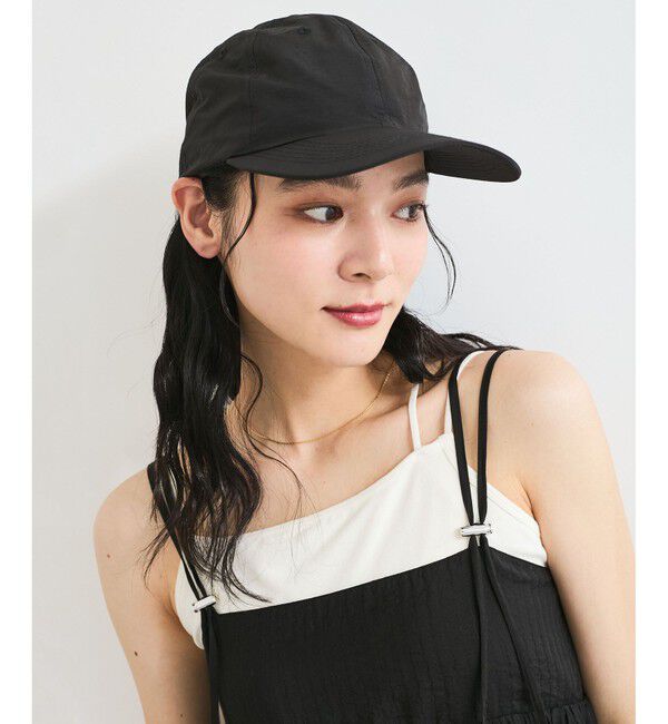 VIS「【遮熱・UVCUT】かぶるだけでマイナス14℃！シルバーコーティングキャップ」|キャップ・キャスケット|ブラック(01)