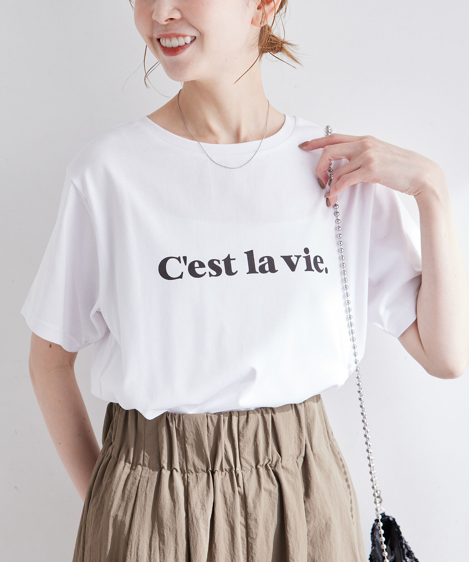 Rope&rsquo;Picnic「RENU/ロゴTシャツ」|Tシャツ・カットソー|ホワイト(10)