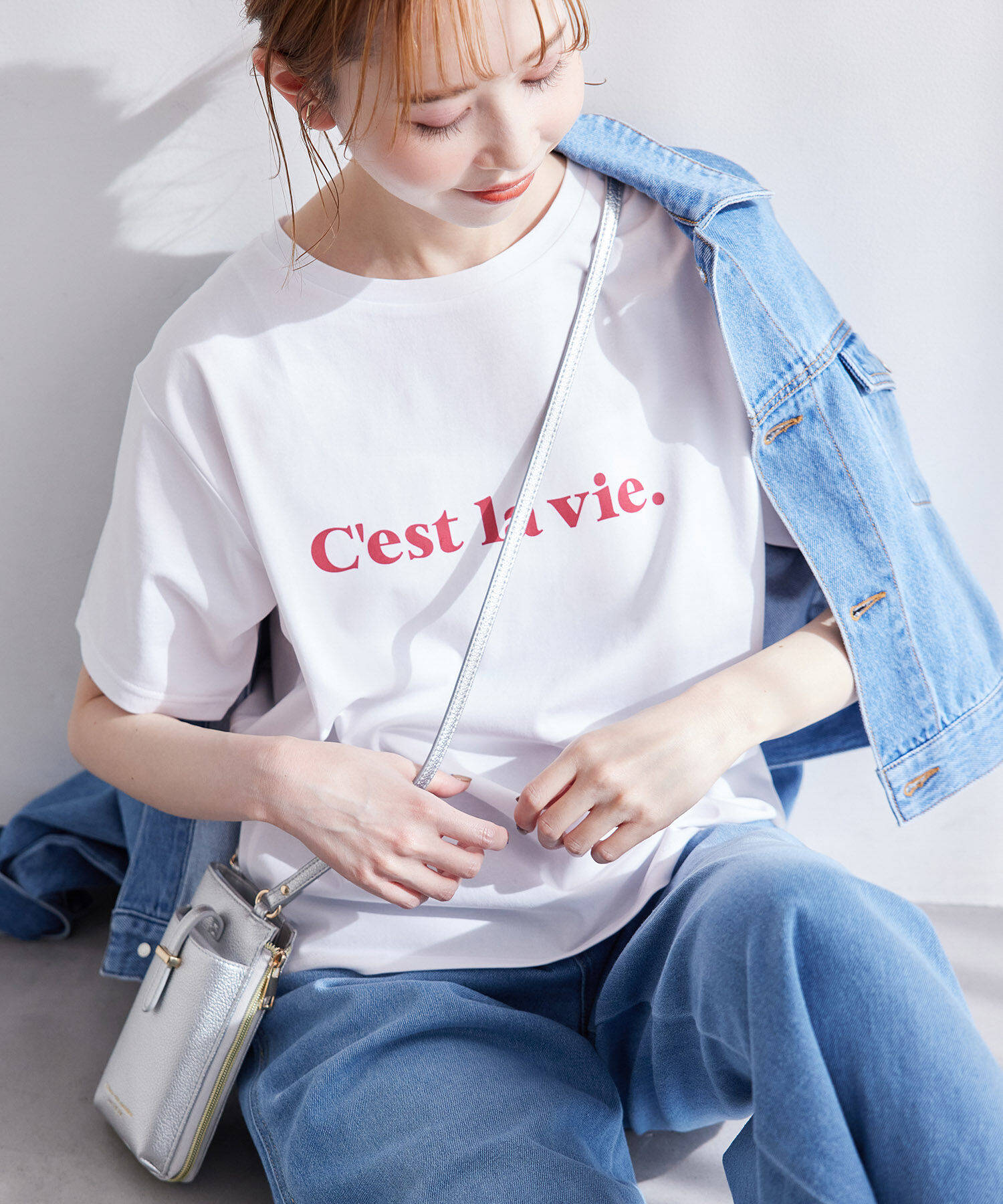 Rope&rsquo;Picnic「RENU/ロゴTシャツ」|Tシャツ・カットソー|ホワイト系(11)