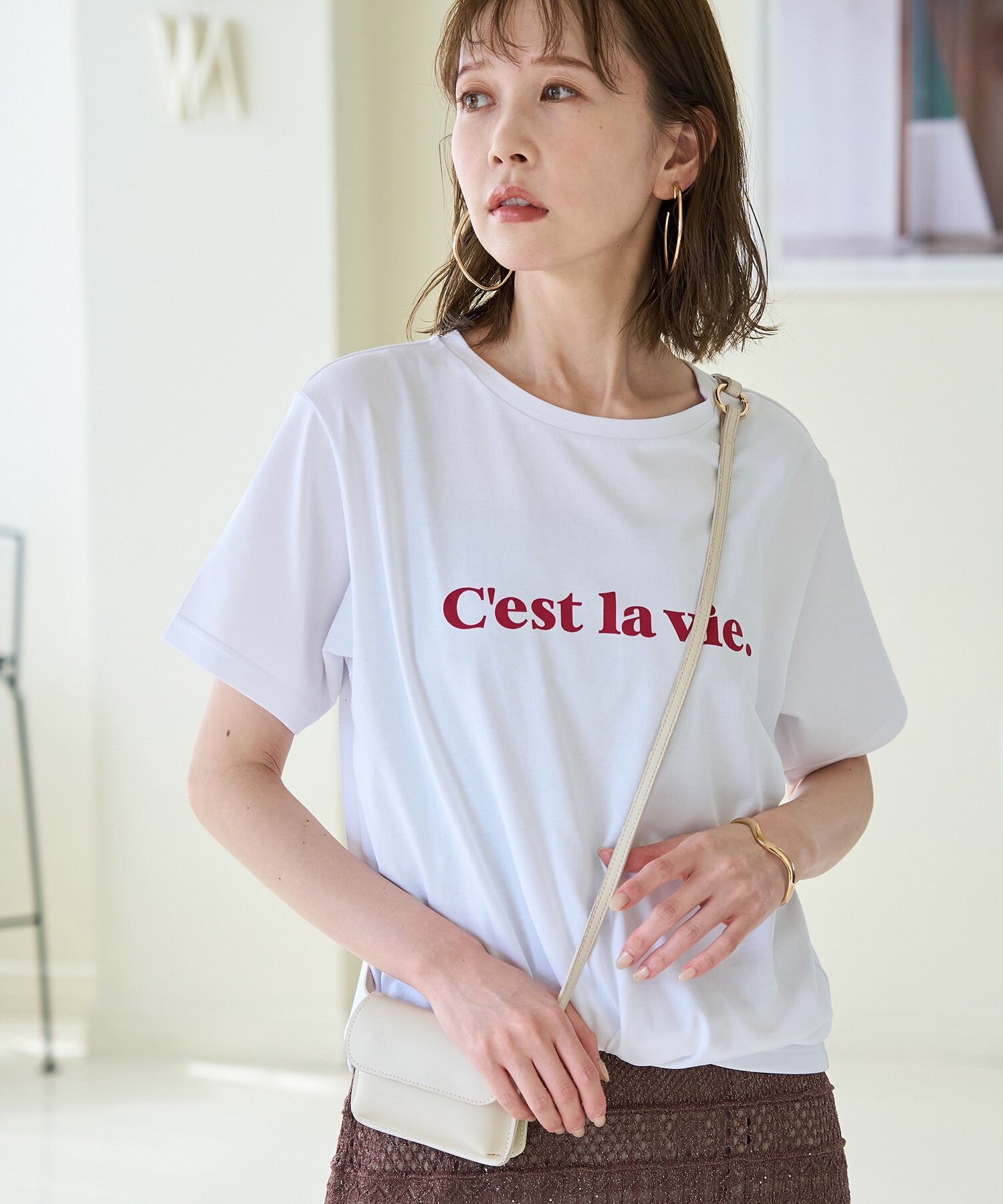 Rope&rsquo;Picnic「RENU/ロゴTシャツ」|Tシャツ・カットソー|