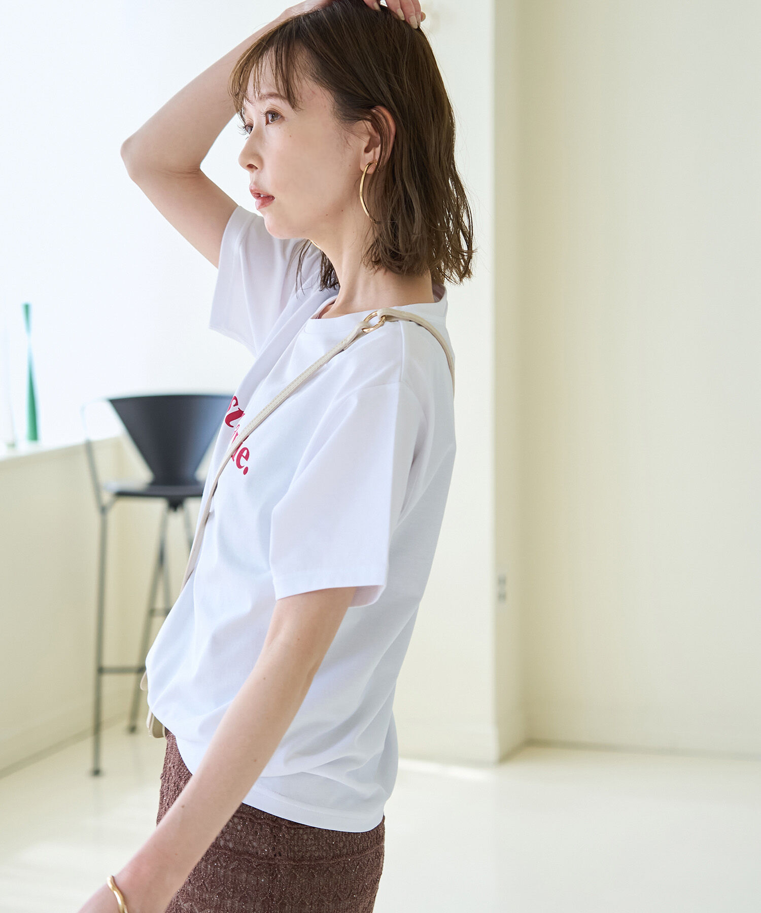 Rope&rsquo;Picnic「RENU/ロゴTシャツ」|Tシャツ・カットソー|