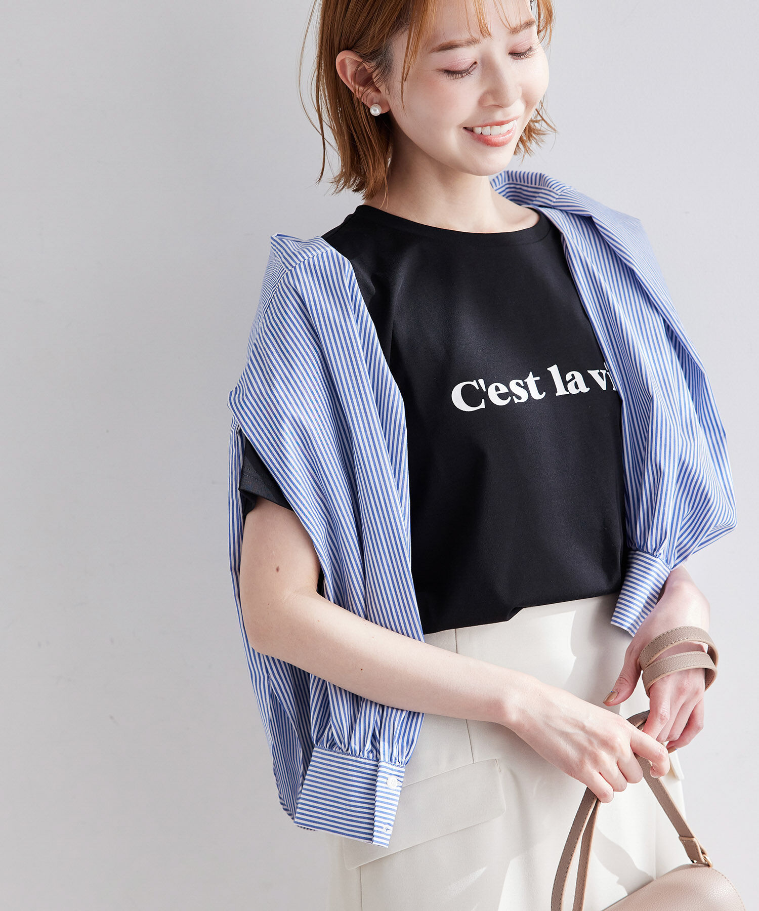 Rope&rsquo;Picnic「RENU/ロゴTシャツ」|Tシャツ・カットソー|