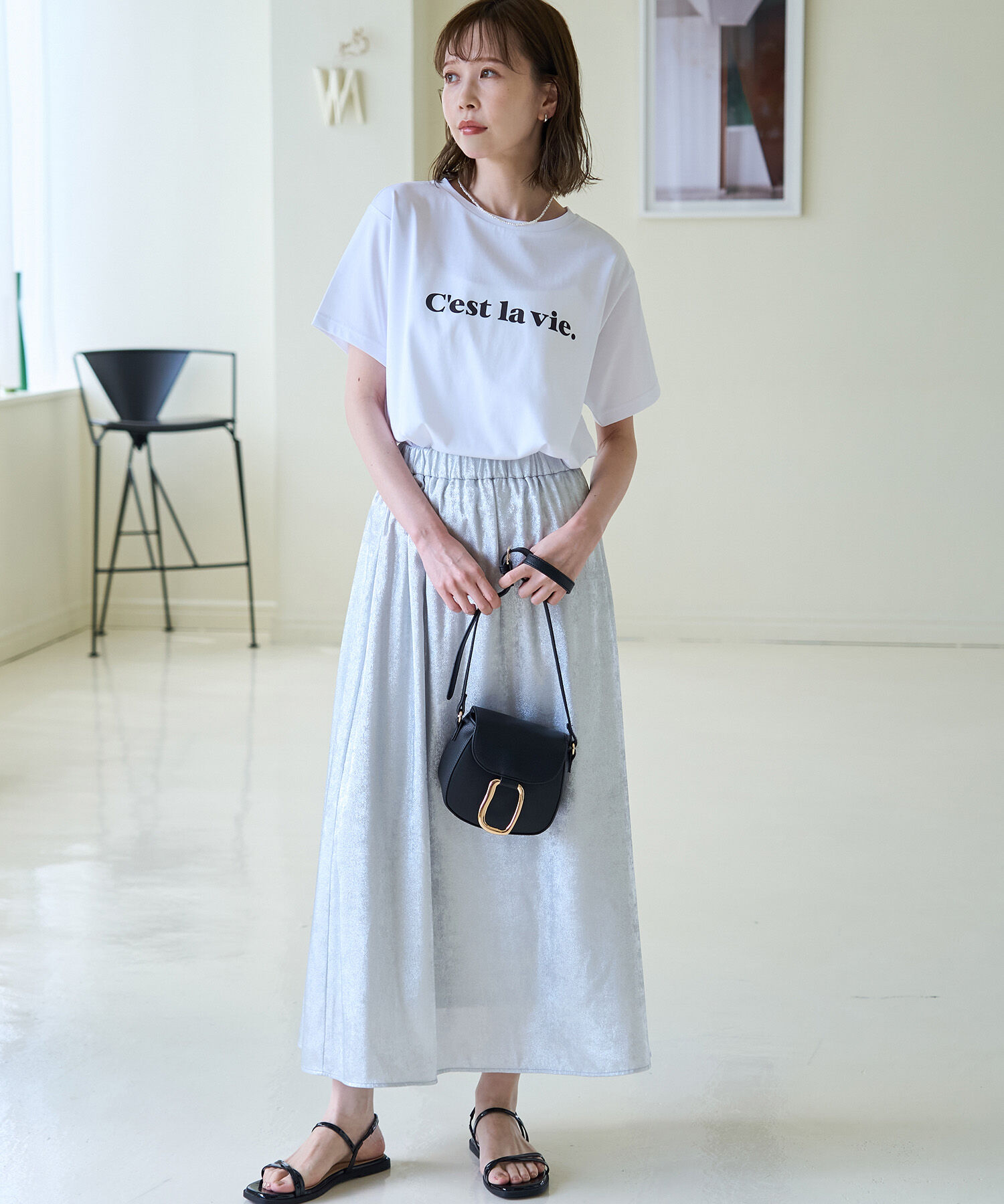 Rope&rsquo;Picnic「RENU/ロゴTシャツ」|Tシャツ・カットソー|