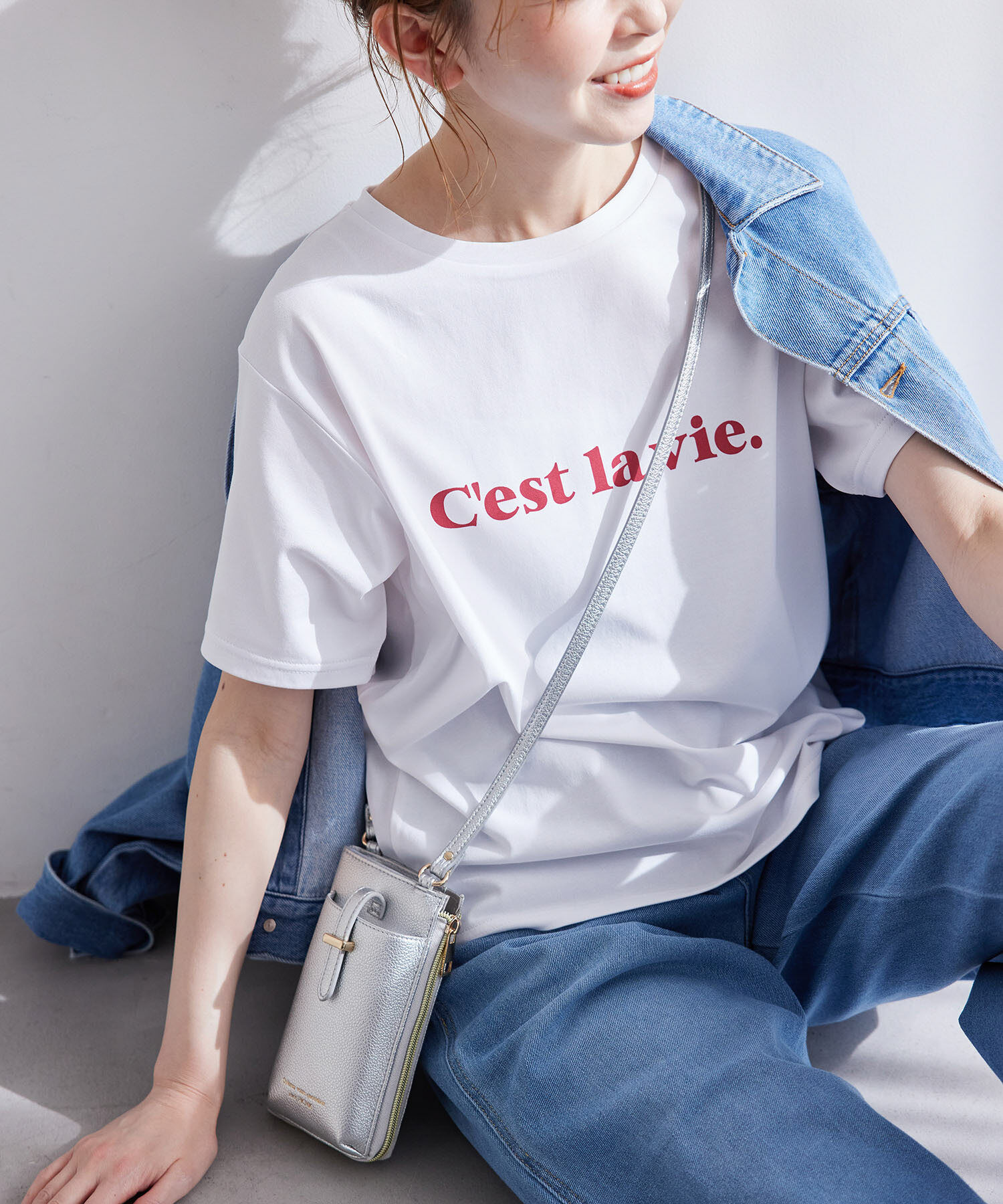Rope&rsquo;Picnic「RENU/ロゴTシャツ」|Tシャツ・カットソー|