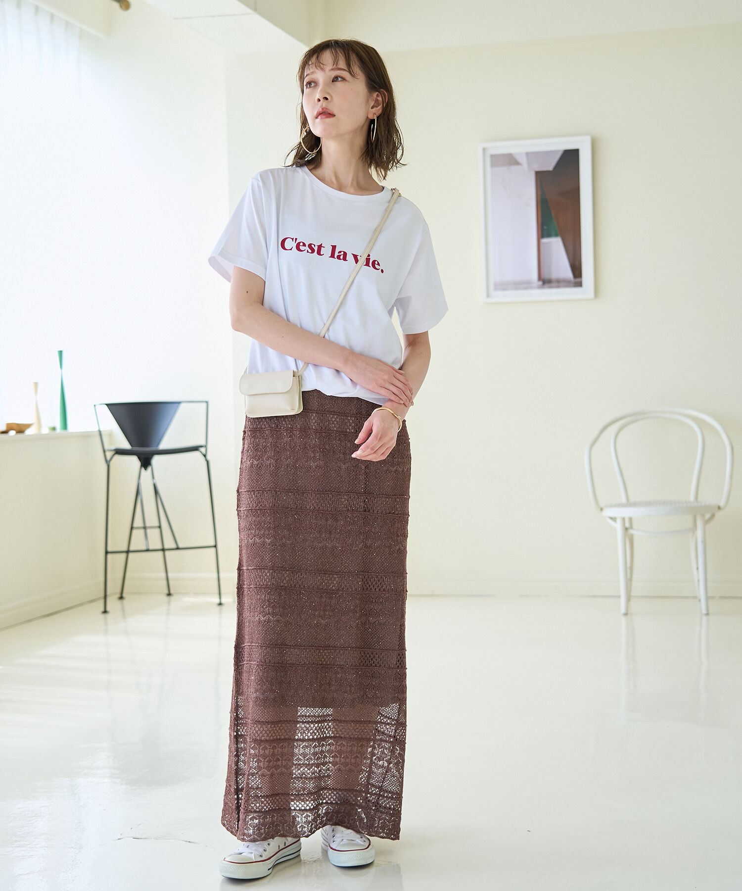 Rope&rsquo;Picnic「RENU/ロゴTシャツ」|Tシャツ・カットソー|