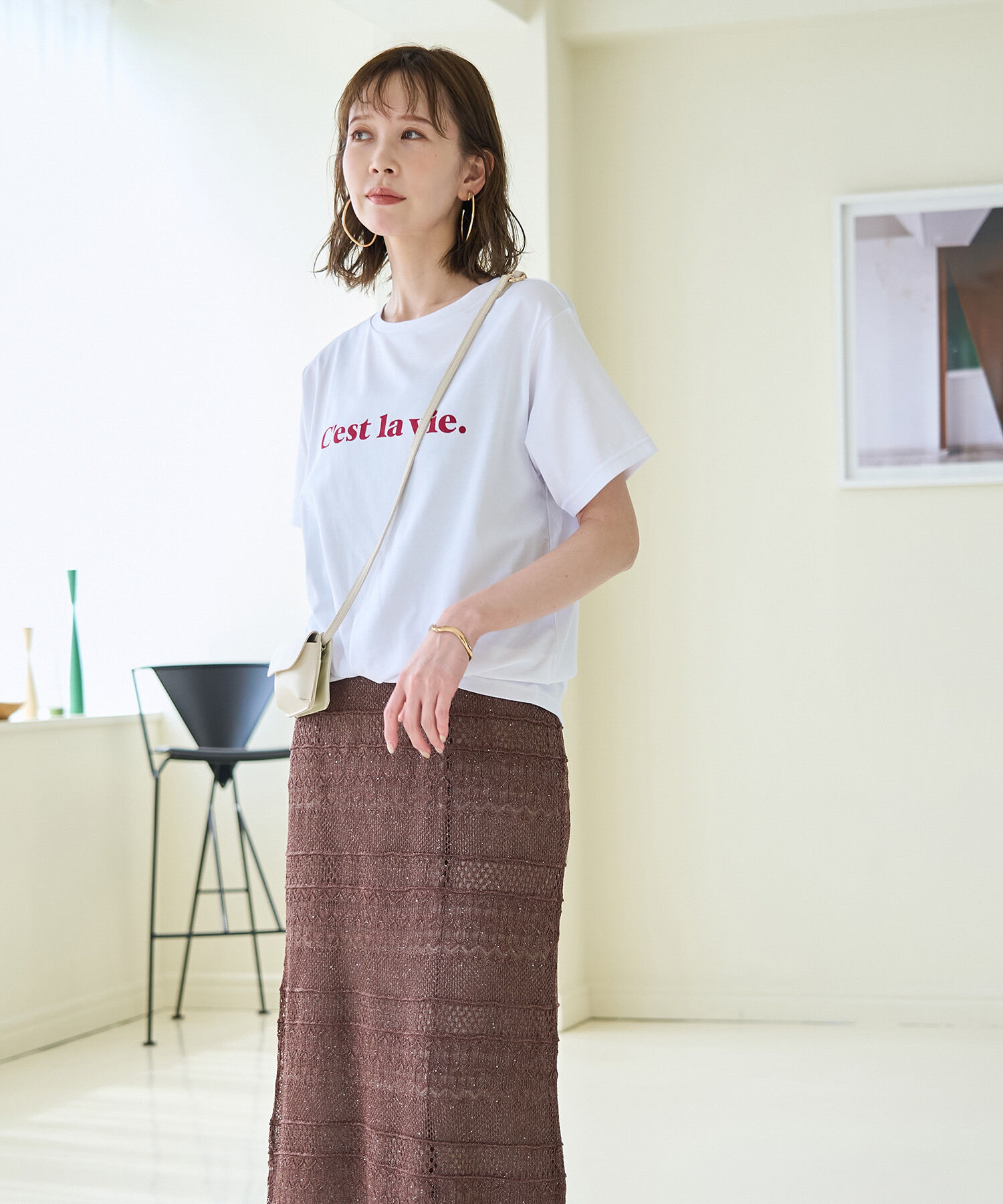 Rope&rsquo;Picnic「RENU/ロゴTシャツ」|Tシャツ・カットソー|