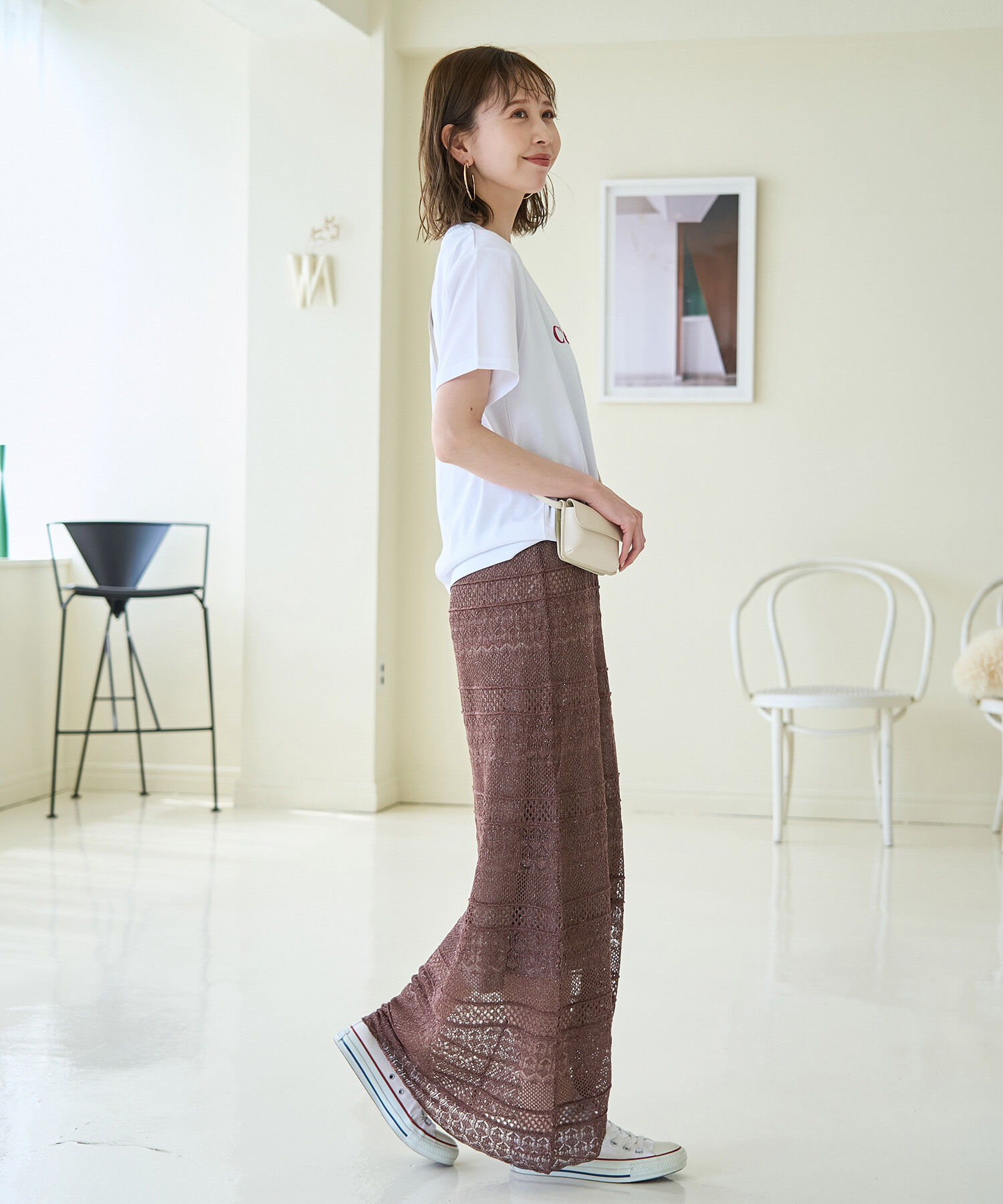 Rope&rsquo;Picnic「RENU/ロゴTシャツ」|Tシャツ・カットソー|