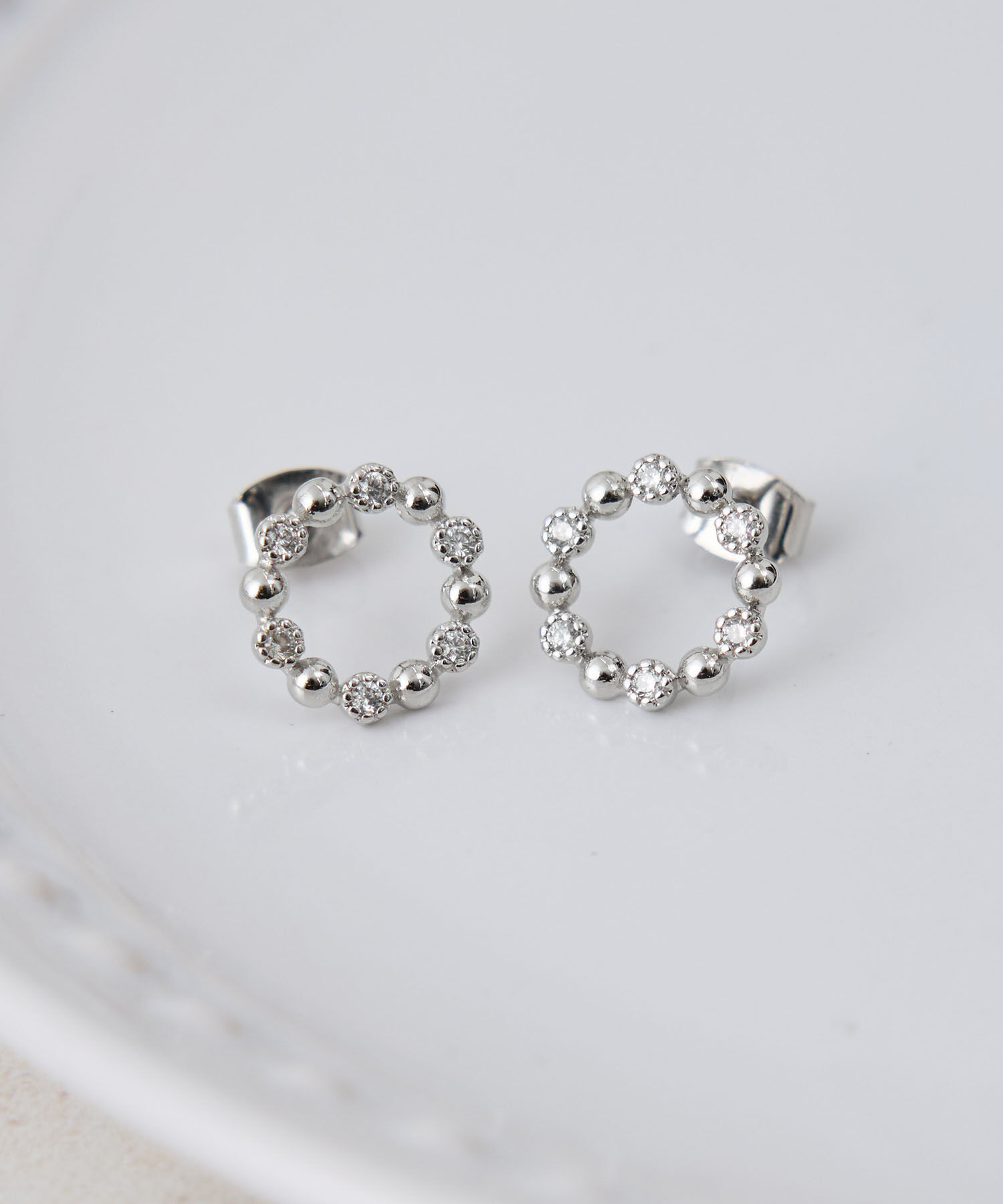 ROPE PICNIC PASSAGE「プチサークルピアス」|ピアス|シルバー(93)