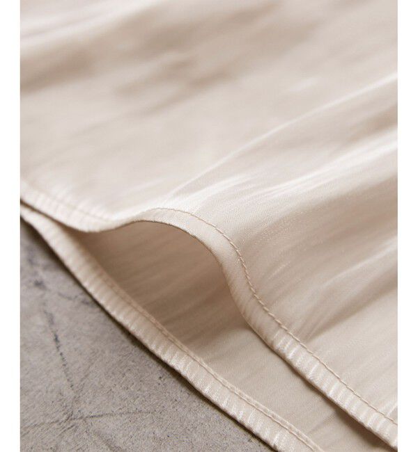 Rope&rsquo;Picnic「シャイニーリラックスプリーツスカート」|スカート|