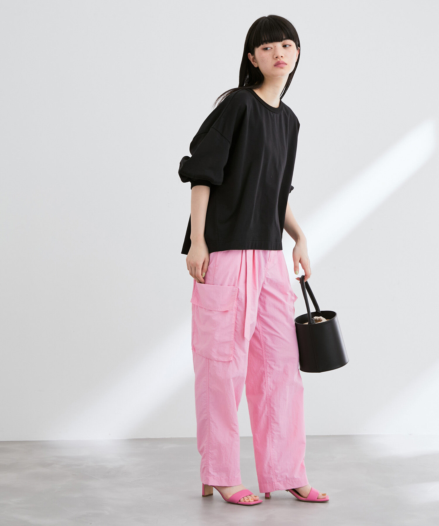 ADAM ET ROPE'「〈追加〉【サステナブル・晴雨兼用】リサイクルナイロンワークパンツ」|その他|