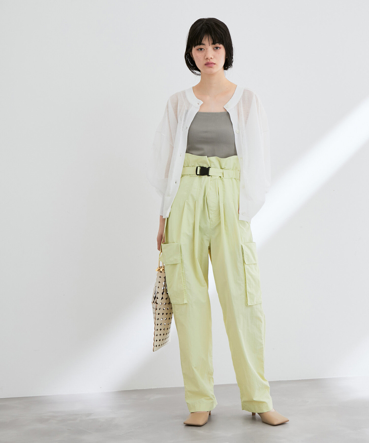 ADAM ET ROPE'「〈追加〉【サステナブル・晴雨兼用】リサイクルナイロンワークパンツ」|その他|