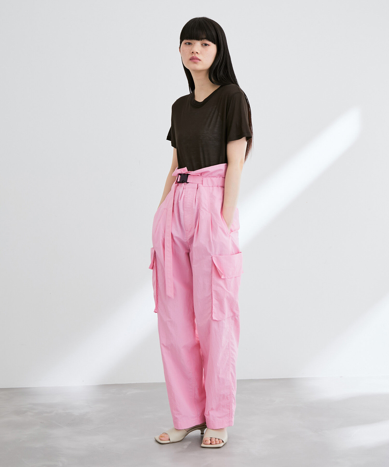 ADAM ET ROPE'「〈追加〉【サステナブル・晴雨兼用】リサイクルナイロンワークパンツ」|その他|