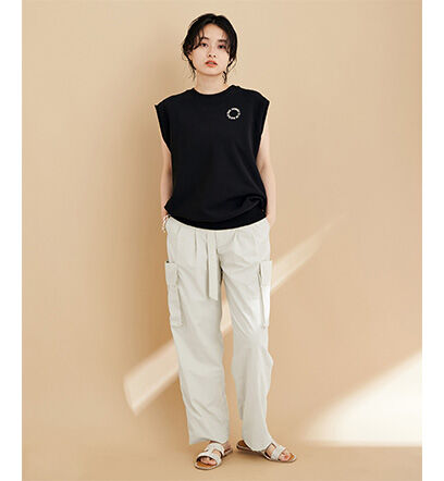 ADAM ET ROPE'「〈追加〉【サステナブル・晴雨兼用】リサイクルナイロンワークパンツ」|その他|