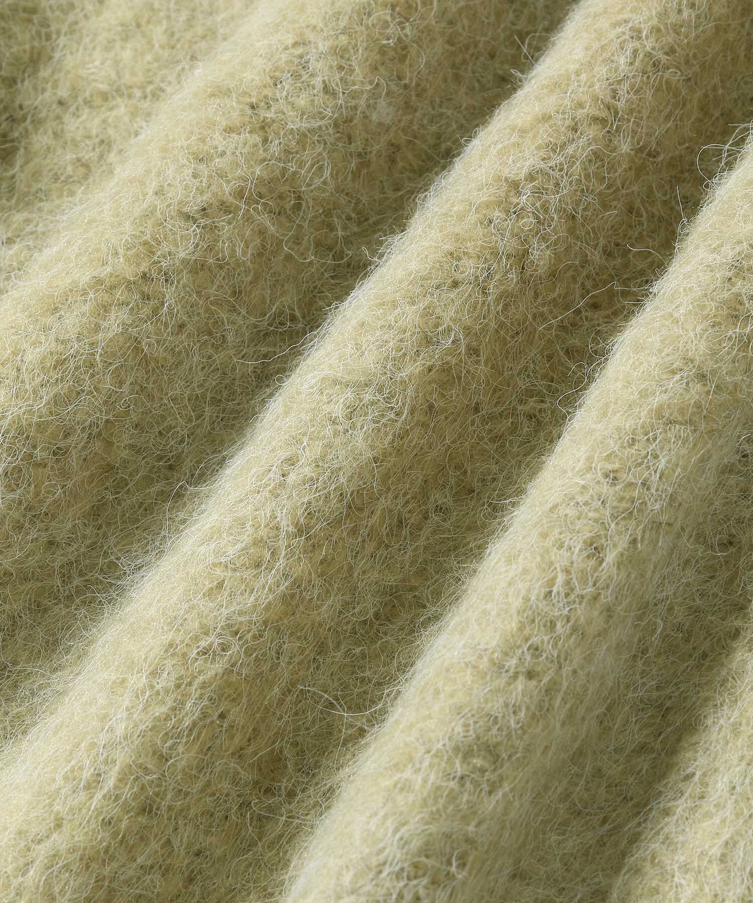 ADAM ET ROPE'「【WEB限定(一部店舗展開あり)】ファーニットミドルカーディガン」|カーディガン|