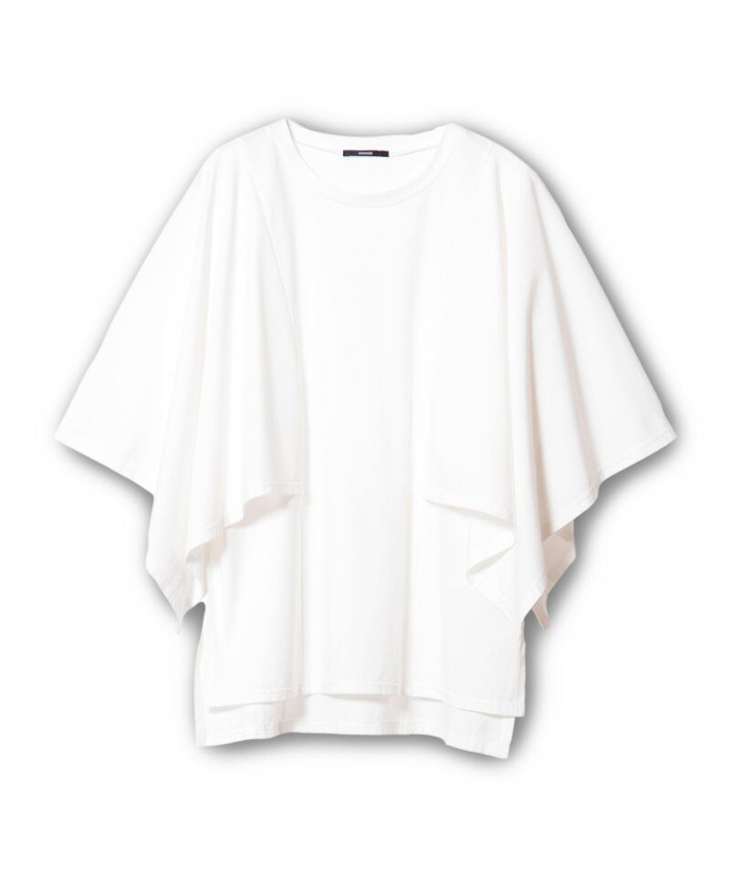  「ケープスリーブTシャツ」|Tシャツ・カットソー|