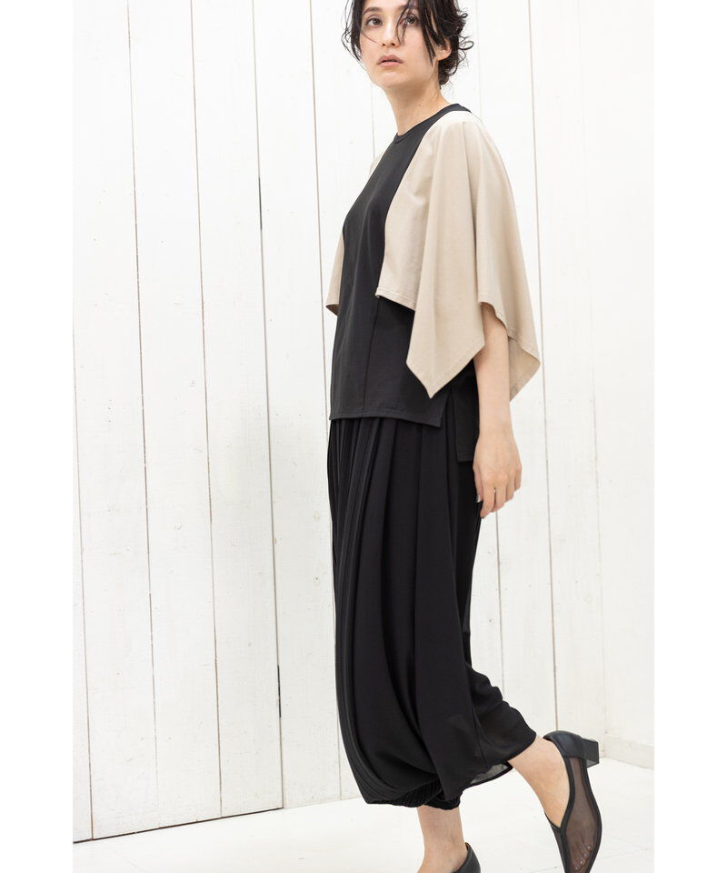  「ケープスリーブTシャツ」|Tシャツ・カットソー|