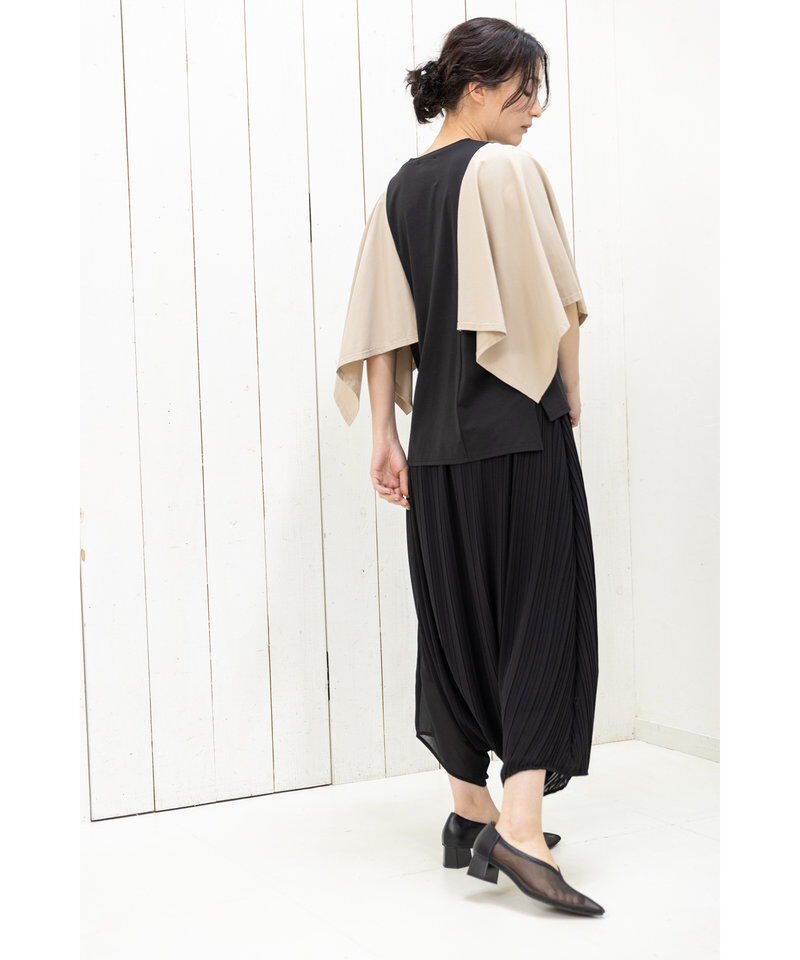  「ケープスリーブTシャツ」|Tシャツ・カットソー|