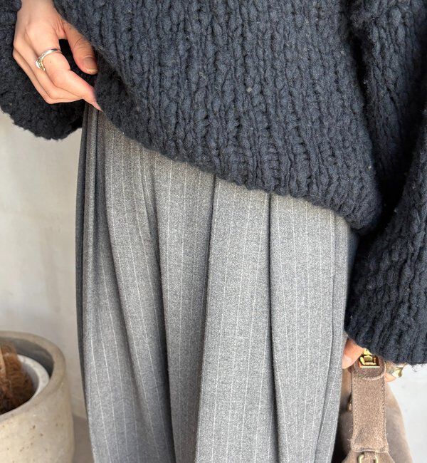  「ソフト起毛ストレッチパンツ」|チノ|