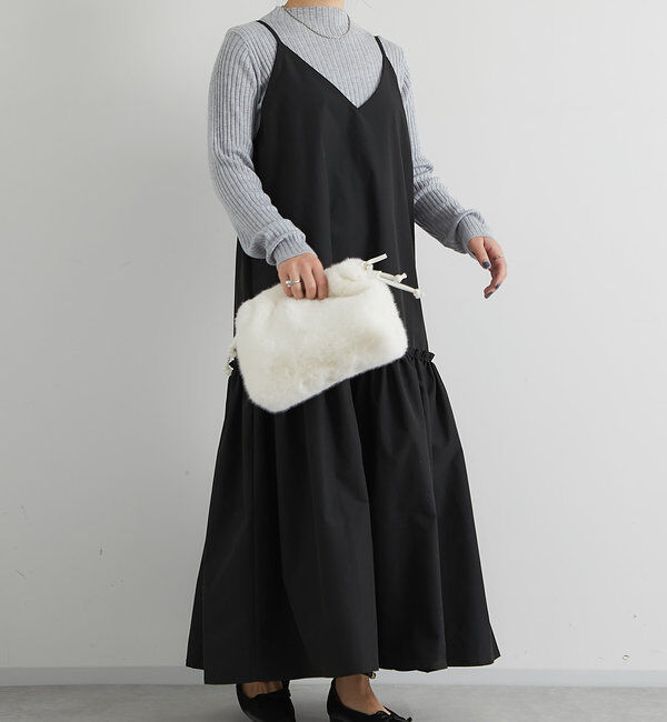  「《大人カジュアルに◎さりげない輝き》プチスパンコールリブニット」|シャツ・ブラウス|