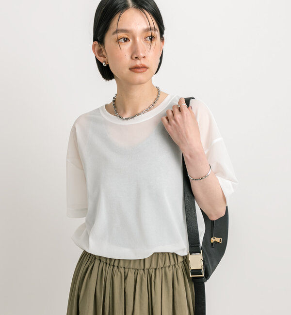  「【コーデのポイントに】ラメリブタンクトップ」|キャミソール|