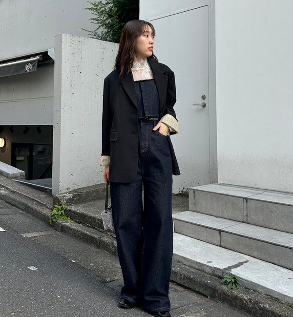  「ベルト付きテーラードジャケット」|その他|