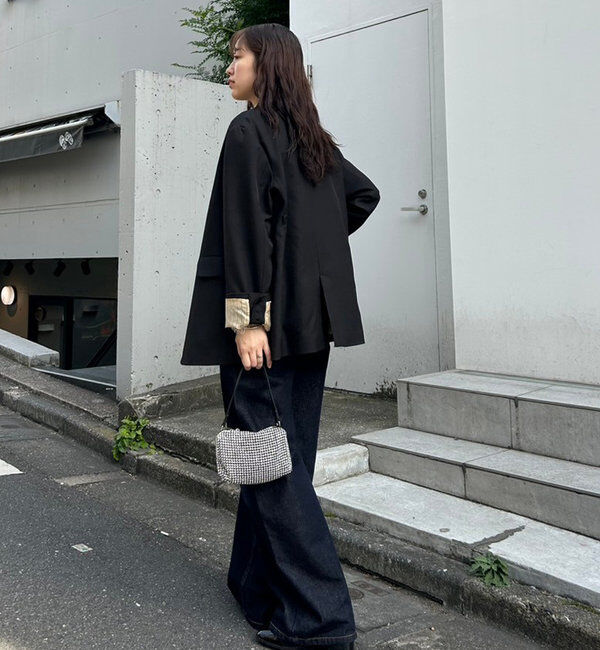  「ベルト付きテーラードジャケット」|その他|