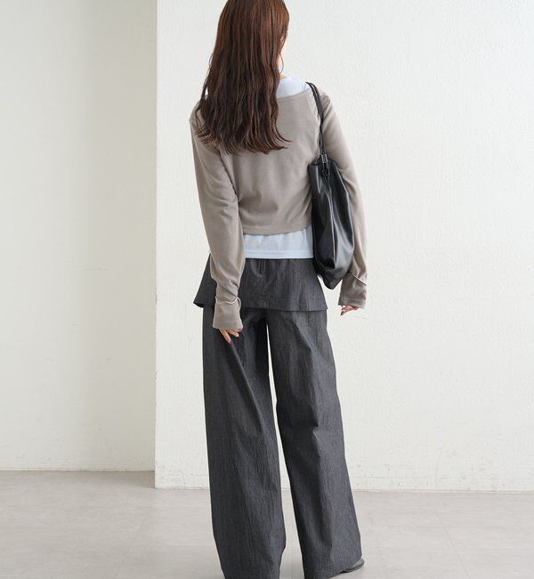  「レイヤードロングパンツ」|チノ|