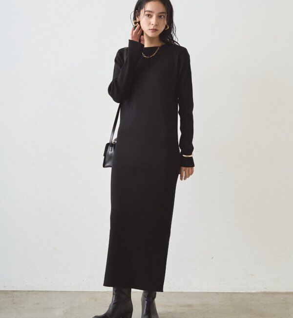  「リブニットワンピース」|ワンピース|