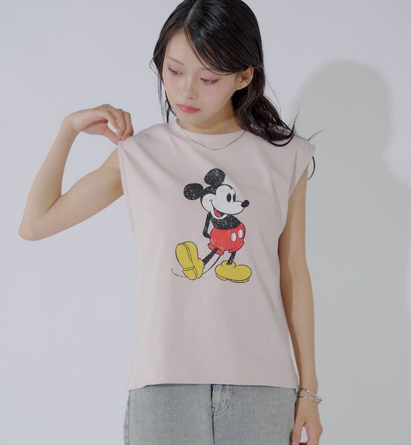  「ミッキーノースリフレンチT」|Tシャツ・カットソー|