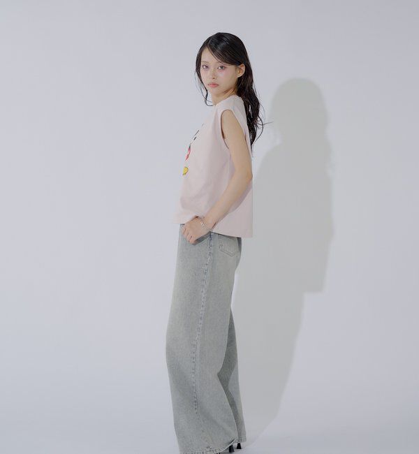  「ミッキーノースリフレンチT」|Tシャツ・カットソー|