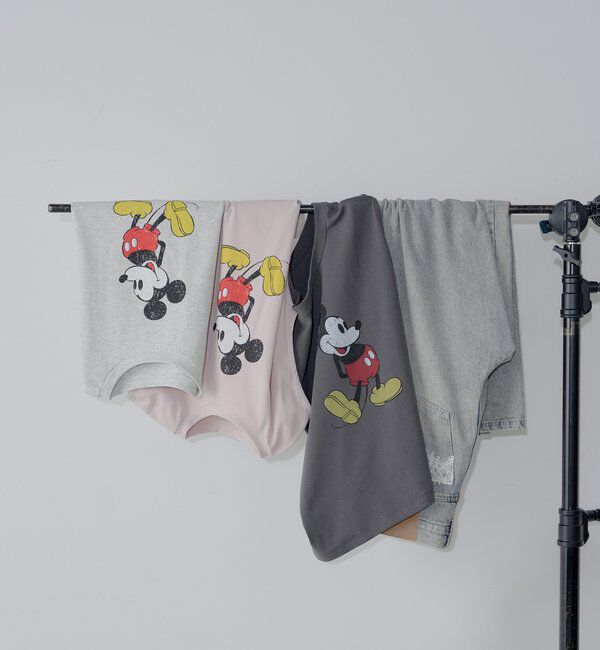  「ミッキーノースリフレンチT」|Tシャツ・カットソー|