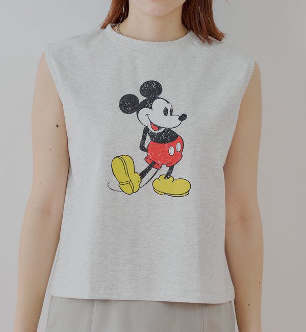  「ミッキーノースリフレンチT」|Tシャツ・カットソー|