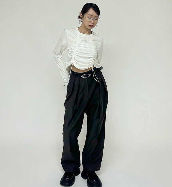  「【SLOPPY/スロッピー】フューチャーロゴドロストトップス」|Tシャツ・カットソー|