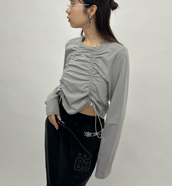  「【SLOPPY/スロッピー】フューチャーロゴドロストトップス」|Tシャツ・カットソー|