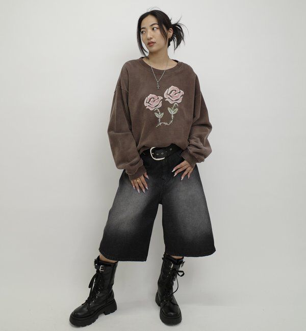  「【UNISEX/ユニセックス】Sourcreamバラフロッキースウェット」|Tシャツ・カットソー|