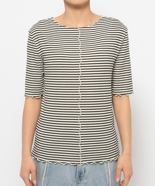 LOWRYS FARM「２ＷＡＹボーダーメロー５Ｓ」|Tシャツ・カットソー|