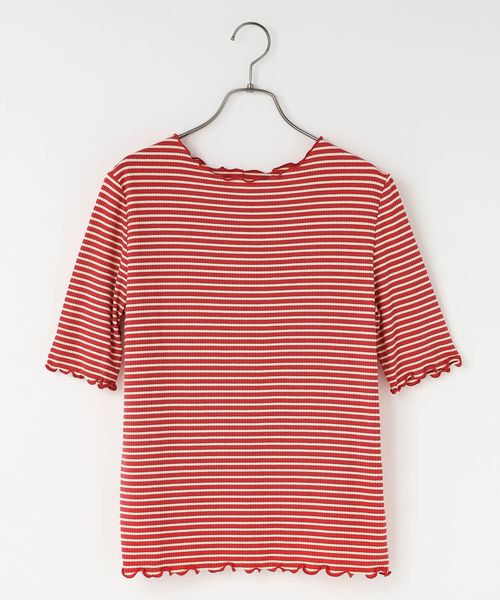 LOWRYS FARM「２ＷＡＹボーダーメロー５Ｓ」|Tシャツ・カットソー|RED5