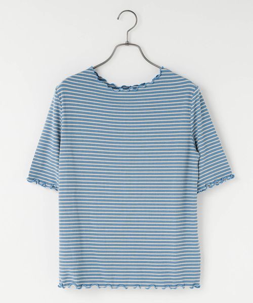 LOWRYS FARM「２ＷＡＹボーダーメロー５Ｓ」|Tシャツ・カットソー|BLU5