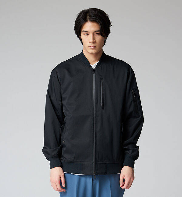 ABAHOUSE「【WWS/ワークウェアスーツ】洗える ライトMA-1 ブルゾン」|ブルゾン・スタジャン|