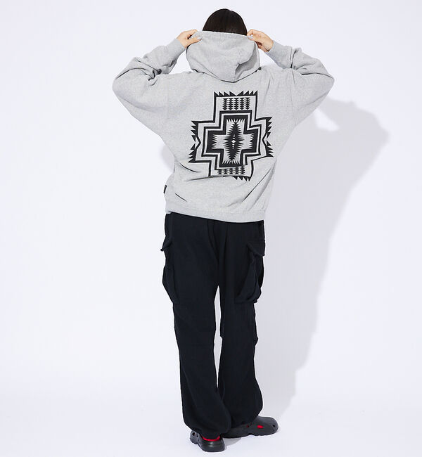 ABAHOUSE「【PENDLETON/ペンドルトン】Back Print food / loos」|パーカー|