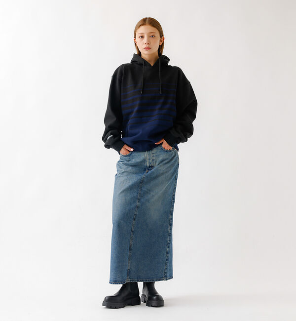 ABAHOUSE「BARBARIAN 12ozHEAVY WEIGHTパーカー/ボーダー/ユニセッ」|パーカー|